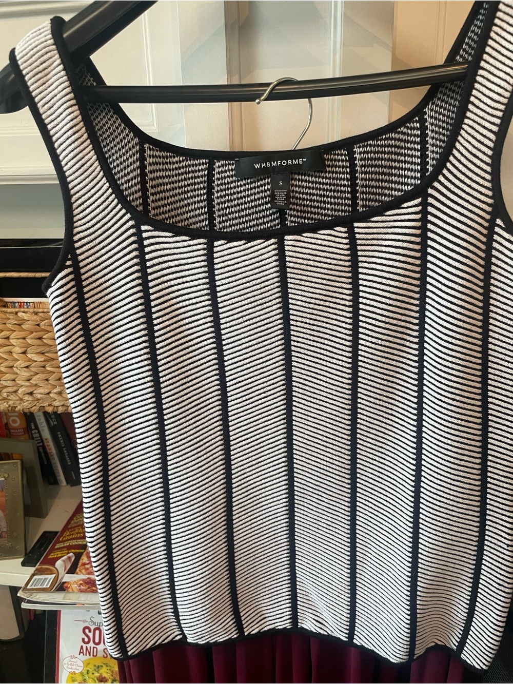 Black and White Striped Tank Top. Bundle me!